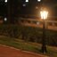 โคมไฟสนาม-เสาไฟสนามสไตล์ยุโรปสีดำสูง 95CM กระจกลายฝ้า [ESO-95]
