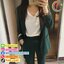 ชุดสูทผู้หญิง สีเขียว TO6411001 เขียว S-XL