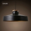 โคมไฟแขวนเพดาน Modern Minimalist 40x18cm มีแผ่นไม้ [341601]