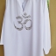 เสื้อ โอม พระพิฆเนศ ลายกระดุม หน้าเงินหลังทอง
