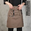 ผ้ากันเปื้อนร้านซูชิญี่ปุ่นเกาหลี สีดำหลากหลายลาย UK6502003 สีภาพ ขนาดเดียว