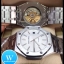 นาฬิกา Audemars Piguet Royal Oak Selfwinding เกรด Mirror สีเงิน สายเลสสีเงิน หน้าปัดสีขาว สุดยอดแห่งดีไซร์