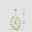 โคมไฟแขวนเพดานเหล็กสไตล์ Modern simplicity ทรงวงล้อชิงช้าสวรรค์ [MS8022]