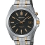 Seiko Kinetic Dark Grey Dial Two-tone Stainless Steel Men's Watch SKA271P1