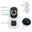 ICSEE 4MPกล้องวงจรปิด(เลนส์คู่)Q11 WiFi Dual หน้าจอการติดตามอัตโนมัติ Ai Human Detection Indoor Home Secuirytมุมกว้าง 120 องศาindoor Wifi Camera ภาพสี มีAI+ คนตรวจจับสัญญาณเต