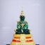 พระแก้วมรกต ปาง ฤดูร้อน ทรงเครื่องจักรพรรดิ์ เนื้อเรซิ่น หน้าตัก 5 นิ้ว ขนาดพระบูชา