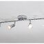 โคมไฟ Spotlights ติดเพดาน ติดกำแพง ติดหน้ากระจก สีเงินเงา ไฟ 4 ดวง แขนปรับได้ [BGSP12]