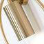 โคมไฟติดผนังภายในทรงกระบอกมีห่วงวงกลม 28x33cm [YY-0923]