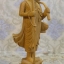รูปหล่อ พระสีวลี​ แกะสลักจากไม้จันทร์หอม​ (สูง​13.5​นิ้ว)