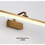 โคมไฟติดหน้ากระจก LED สีน้ำตาลบรอนซ์ [HJ8050]