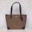 COACH ZIP TOP TOTE IN SIGNATURE CANVAS ( COACH F29958 ) (แอดไลน์ก่อนสั่งซื้อ)