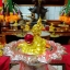 รูปหล่อ พญานาค เนื้อเรซิ่น (คุณภาพเกรดA) (ตาเพชรสีแดง) (สูง7.9ซม) (ขายปลีก ขายส่ง)