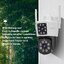 Vstarcam C662DR (เลนส์คู่) ความละเอียด 2.0 MP (1296P) กล้องวงจรปิดไร้สาย ภาพสี มีAI+ คนตรวจจับสัญญาณเตือน