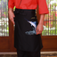 ผ้ากันเปื้อนร้านซูชิญี่ปุ่นเกาหลี สีดำหลากหลายลาย UK6708001 สีภาพ ขนาดเดียว