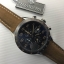 นาฬิกา Tag Heuer Carrera Calibre 16 Day - Date Chronograph Black Titanium - Automatic สายหนังหน้าดำ ขอบเงิน
