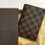 ซองใส่พาสปอร์ต lv passport cover สีน้ำตาล ลาย demier