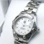นาฬิกา Tag Aquaracer 300 Meter Dimond Dail 27 mm. สีเงิน สายเลสสีเงิน หน้าปัดมุกสีขาว