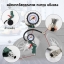 ชุด สายลม สายปั๊มลม PU 5x8mm ยาว6เมตร + ปืนฉีดลม ปืนเป่าลม พร้อมหัวเปลี่ยนแบบยาว รุ่น DG-10 + ปืนเติมลม ที่เติมลม พร้อม เกจ์วัดลม
