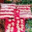 สร้อยข้อมือ ด้ายแดง สีแดง สีชมพู สีเขียว สีอื่น (ขายปลีก ขายส่ง) (งานถักทำมือ เส้นใหญ่หนา)