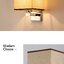 โคมไฟติดผนังภายในทรงสี่เหลี่ยม Cube Shape สไตล์ Modern Contemporary โป๊ะผ้า [WFB-1053]