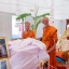 พระนางพญา(มนต์พระกาฬ) หลังพระสีวลี ปัดผงเงิน เนื้อผง ปี2562
