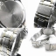 Seiko Kinetic Dark Grey Dial Two-tone Stainless Steel Men's Watch SKA271P1
