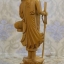 รูปหล่อ พระสีวลี​ แกะสลักจากไม้จันทร์หอม​ (สูง​13.5​นิ้ว)
