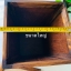 ถังเอนกประสงค์ ถังผ้า ถังขยะ (สไตล์ไทยล้านนา ถังไม้ทรงเหลี่ยม ) (ไม้สน แข็งแรง สานต้นกก) - ขนาด (เล็ก8x11นิ้ว 750฿) (ใหญ่9x12นิ้ว 950฿)