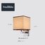 โคมไฟติดผนังภายในทรงสี่เหลี่ยม Cube Shape สไตล์ Modern Contemporary โป๊ะผ้า [WFB-1053]