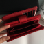 กระเป๋าสตางค์ cn caviar wallet red สีแดง ใบสั้น งานดีสุด หนังอิมพอร์ทยุโรป