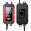 Foxsur FTC-1206 เครื่องทดสอบแบตเตอรี่2 in 1 + เครื่องวิเคราะห์แบตเตอรี่ตะกั่วกรดสำหรับรถจักรยานยนต์รถยนต์12V ชาร์จแบตเตอรี่อัจฉริยะ