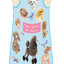 BKK Dog Print Waterproof Aprons Blue