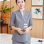 ชุดสปาสไตล์จีน ชุดทรีตเม้นท์ ชุดพนักงานเสริมสวย SKU-03294 ฟ้า เทา น้ำเงิน S-3XL