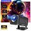 โปรเจกเตอร์ HY320 แอนดรอยด์11 390แอนซิ4K Wifi6คู่1080P ฉาย BT5.0โรงหนังกลางแจ้งแบบพกพาHY300 Projector 4K Android 11 Native 1080P 10000Lumens Dual Wifi6 BT5.0 1920*1080P Cinema Video Game Console Upgrated HY300