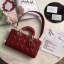 กระเป๋า dio lady lamb skin 10 นิ้ว รุ่นใหม่ สีแดง