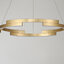 โคมไฟแขวนเพดาน chandeliers ทรงวงกลมสีทอง LED [YKL-160]