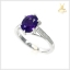 แหวนอเมทิสต์แท้ อัญมณีสีม่วงสดสวย เพิ่มเสน่ห์บนนิ้ว