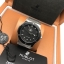 นาฬิกา Hublot ฺBig Bang Chronograph งาน Mirror Swiss Black สายซิลิโคนดำ หน้าดำ ขอบดำ