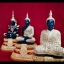 พระแก้วมรกต 3ฤดู ปาง ฤดูหนาว ฤดูร้อน ฤดูฝน พระพุทธรูปขนาดบูชา ขนาด 9นิ้ว เนื้อเรซิ่น ลงสีทอง