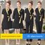 ชุดพนักงานนวดสปา ชุดพนักงานเสริมสวย ชุดทำงาน ชุดสูท S6307002 สีภาพ S-3XL