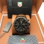 นาฬิกา Tag Heuer Carrera Calibre 16 Day - Date Chronograph Black Titanium - Automatic สายหนังหน้าดำ