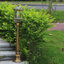 โคมไฟสนามหญ้า สูง 118CM สี bronze ปัดลาย โป๊ะโคมกระจกใส [ODY-01]