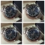 นาฬิกา Omega เกรด Mirror รุ่น Seamaster Planet Ocean Chronograph สีเงิน สายเลสสีเงินสวยขั้นเทพ
