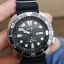 Seiko Men's 42mm Black Silicone Band Steel Case Automatic Analog Watch SRPC37J1 (Made in Japan)