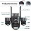 ICSEE กล้อง 3 เลนส์เครือข่าย WiFi กล้องวงจรปิดไร้สาย 360 Monitor รักษาความปลอดภัยกันน้ํากลางแจ้ง Icsee Q1มีไมค์มีลำโพง
