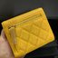 กระเป๋าสตางค์ cn caviar wallet สีเหลือง