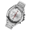 Seiko Chronograph Silver Dial Titanium Men's Watch SNDE57P1