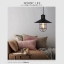โคมไฟห้อยเพดาน Industrial Loft สีดำ เหล็กดัดครอบแก้ว