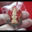 เหรียญ ท้าวเวสสุวรรณ หลัง หลวงพ่อหนุน วัดพุทธโมกข์ เนื้อทองระฆัง (ลงยาสีแดงขอบสีแดง) ปี2561
