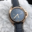 นาฬิกา Panerai รุ่น Luminor GMT ขอบ Pink Gold สายหนังแท้นํ้าเงิน เกรด Mirror Swiss
